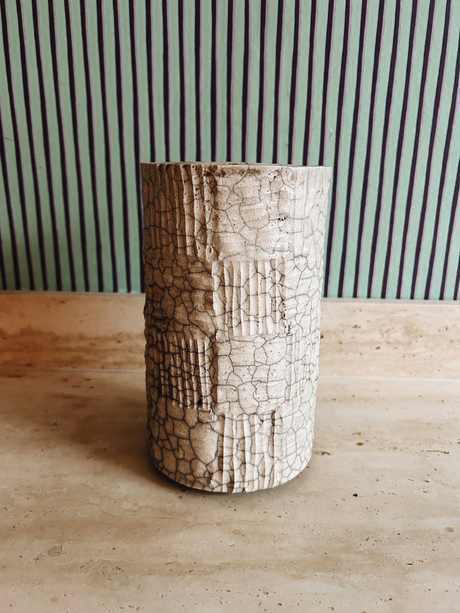 Raku vase by Mel Lennon nr. 3