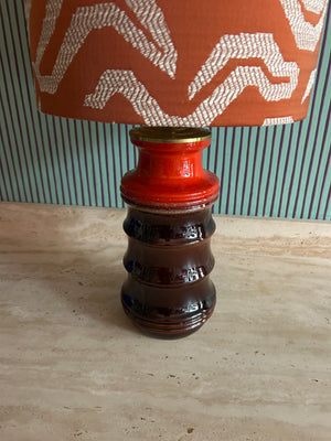 Set vintage lampbase & Dedar lampschade