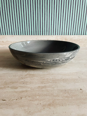 Swirl bowl grey