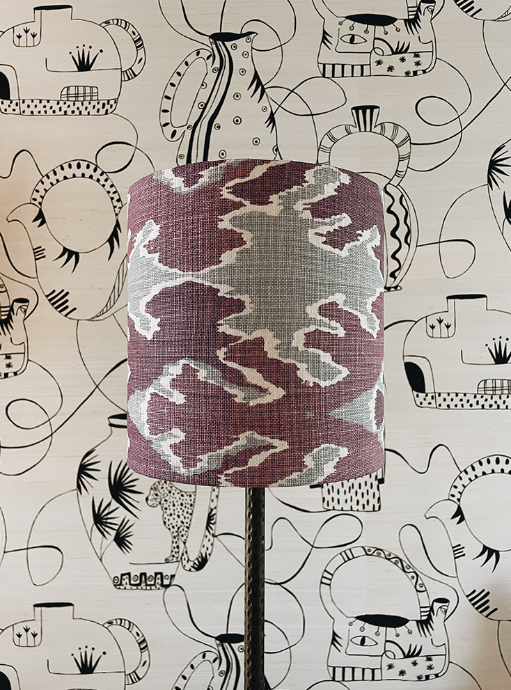 Lampshade Kelly Wearstler fabric